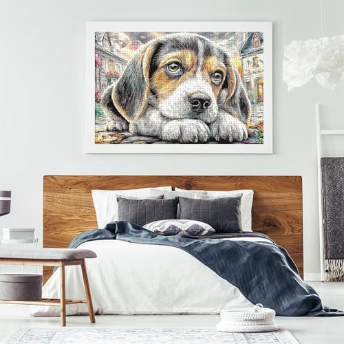 Rompecabezas de 1000 piezas el regalo desafiante perfecto para amantes de los perros 7