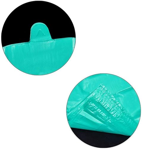 Miniatura 3 de Bolsas de plástico LazyMe para Negocio, bolsas de plástico con asas, bolsas de compras en bolsas de restaurante a granel, 12 x 20 pulgadas (azul