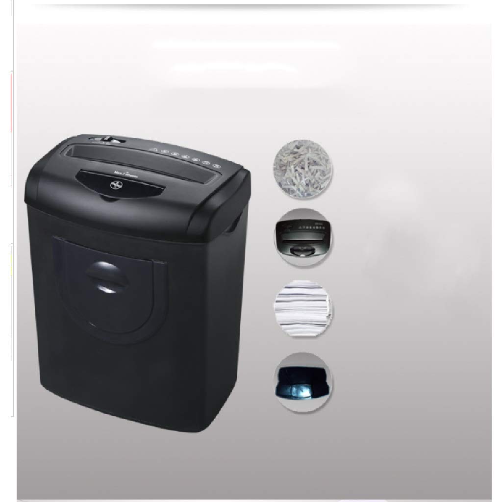 Triturador de Alta Seguridad Micro-Cut Trituradora de Papel, Tarjeta de crédito, trituradoras for Oficina y el hogar, con Grandes Ventanas Transparente