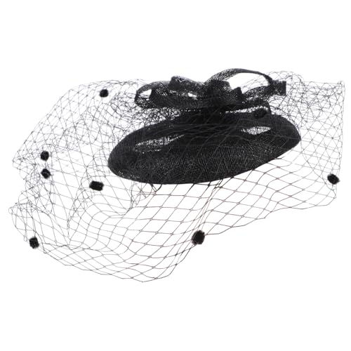 Chapeau de banquet classique femme bibi voilette pour cocktail et cérémonie de mariage