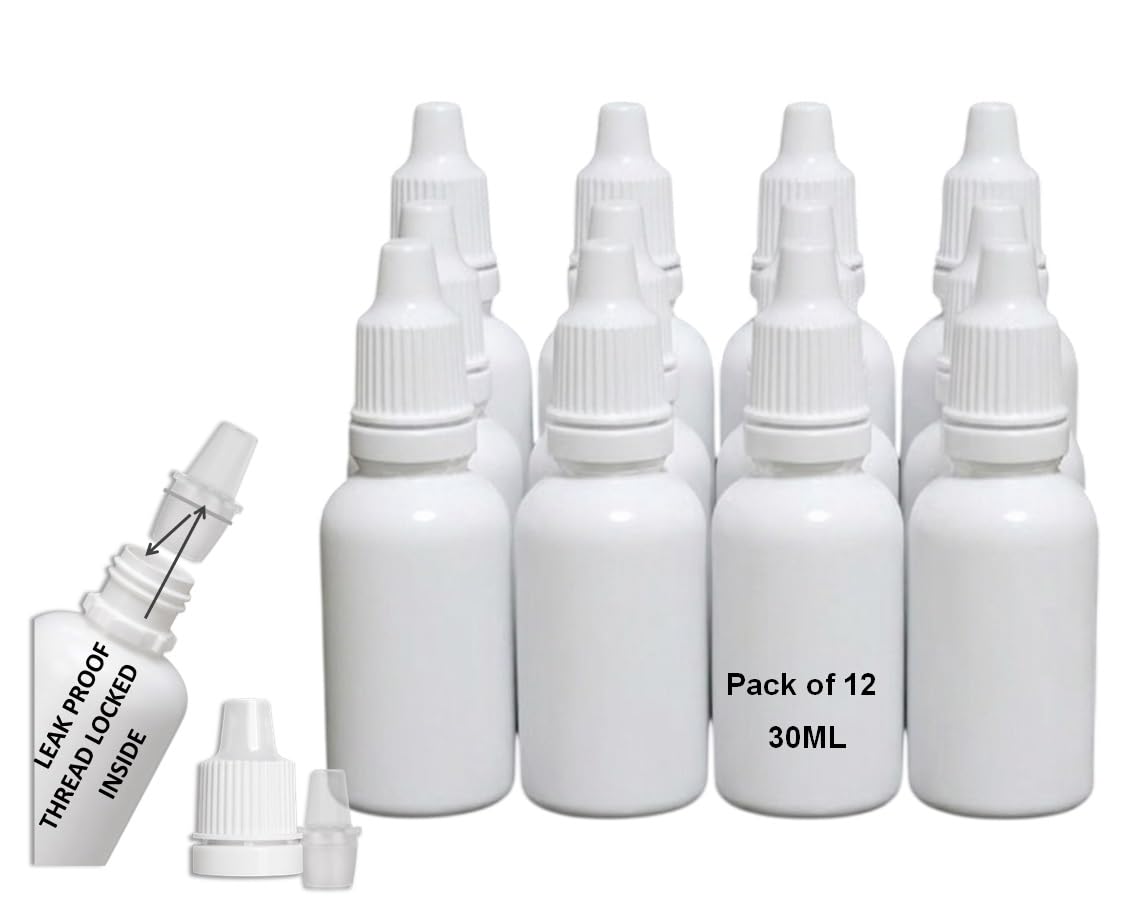 30ml Off-White LDPE Dropper Bottles with Internal Thread Lock & Plug-Seal Cap | Leak-Proof Empty Refillable Containers for Essential Oils, Serums, Homeopathic & Ayurvedic Medicine (12)-image-24