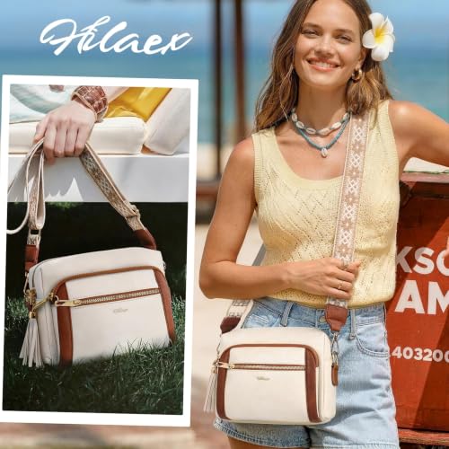 Image of Vegan Leather Crossbody Bags for Women Anti theft Purses and Handbag
