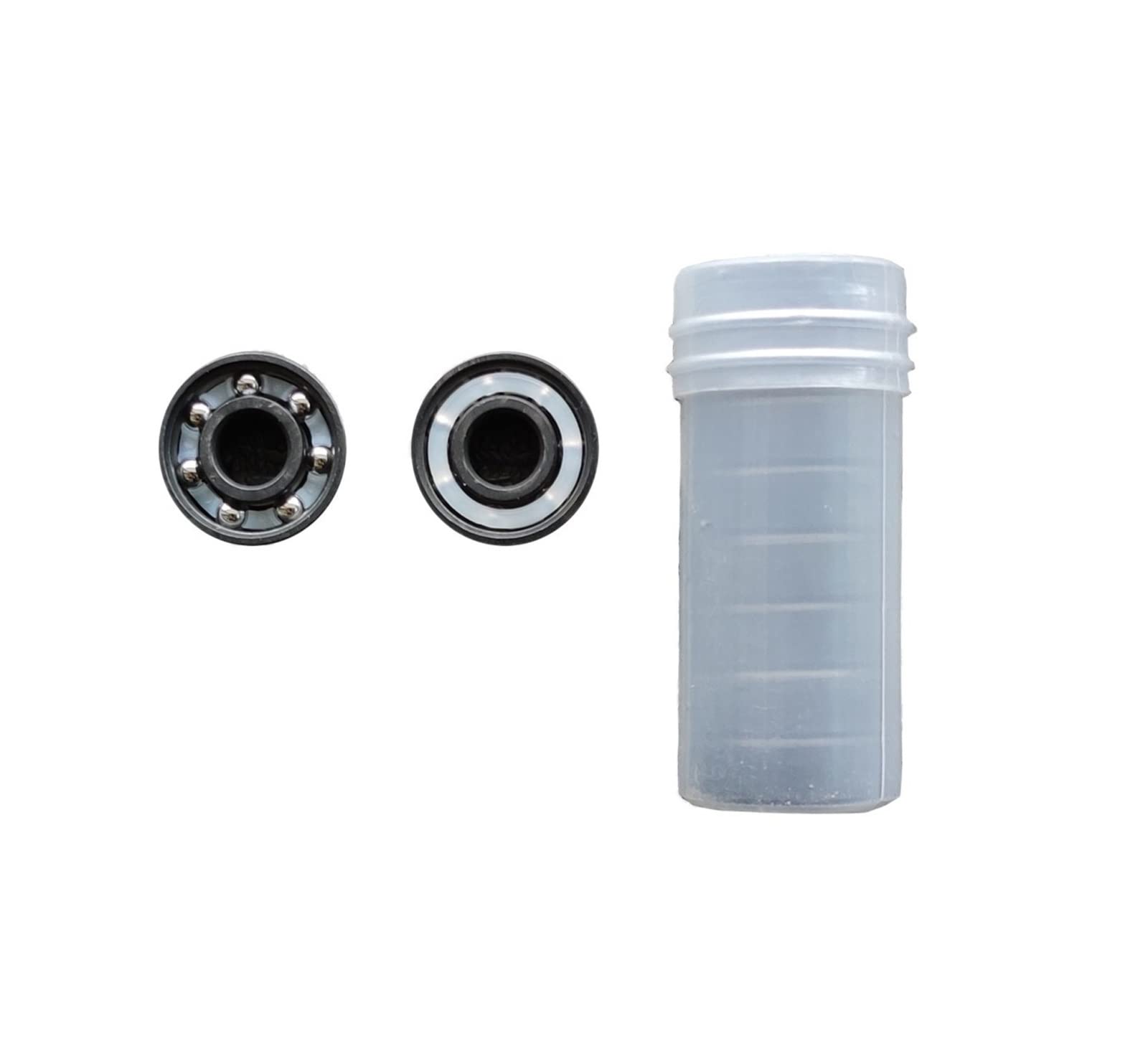 SUOFEILAIMU 8PCS 608 Ceramic/Steel Ball Bearings for Skateboard, Longboard Roller Skating, Surfboard, Drift Board, Scooter 8x22x7mm(Steel Ball)