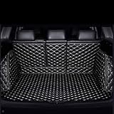 [Matériau de haute qualité] : Le tapis de coffre est fabriqué en cuir écologique de haute qualité, offrant une excellente élasticité, une résistance aux plis et une grande durabilité. Inodore et résistant, il protège efficacement votre coffre d'origine.