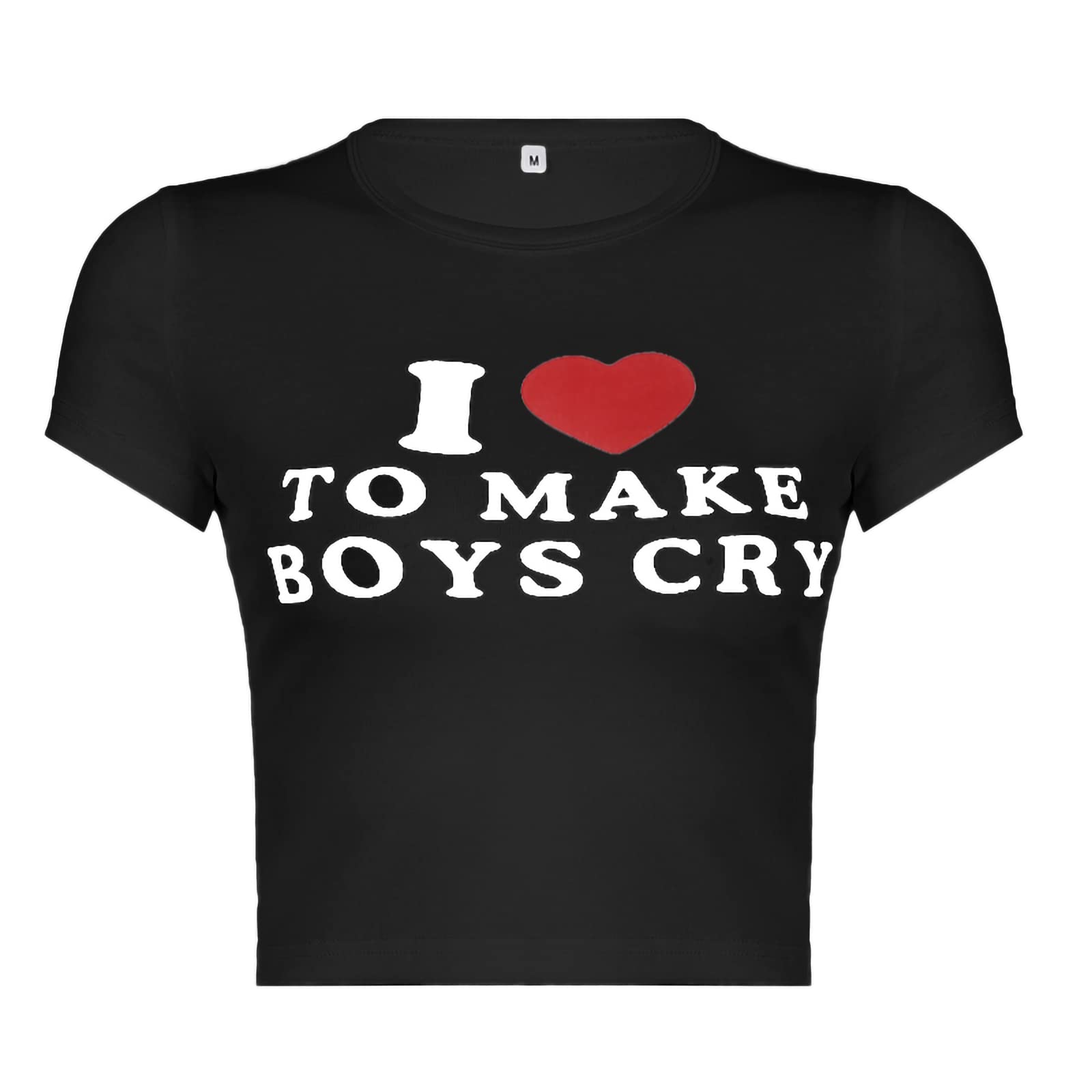 Women Crop Tops Y2k Crew Neck Short Sleeve Letter Print Fairy Grunge Tees Cute T-Shirts Streetwear