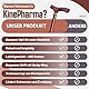KINEPHARMA Gehstock Holz für Senioren mit Gerader T Griff 92 cm | Für Körpergrößen von 1,70 bis 1,85 m | Stabiler und Robuster Gehstock für Männer und Frauen | Ergonomischer Holzstock
