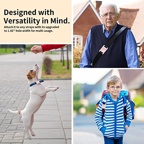 [2Pack] Waterproof Airtag Dog Collar Holder, Wear-Resistant Anti-Scratch Protective Airtag Holder Case Compatible With Pet Collar Gps Pet Trackers For Dogs Big Cats Backpack Strap Etc #TOP6