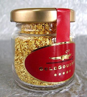 Gold Gourmet Edible 23K Gold Flakes 1 Gram