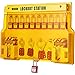 VEVOR 58 PCS Lockout Tagout Kits, Electrical Safety Loto Kit Includes Padlocks, Lockout Station, Hasp, Tags & Zip Ties, Lockout Tagout Safety Tools for Industrial, Electric Power, Machinery