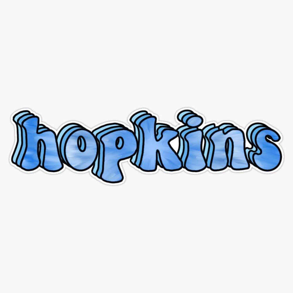 TCT Trading Tiedye Johns Hopkins Sticker Vinyl Stickers