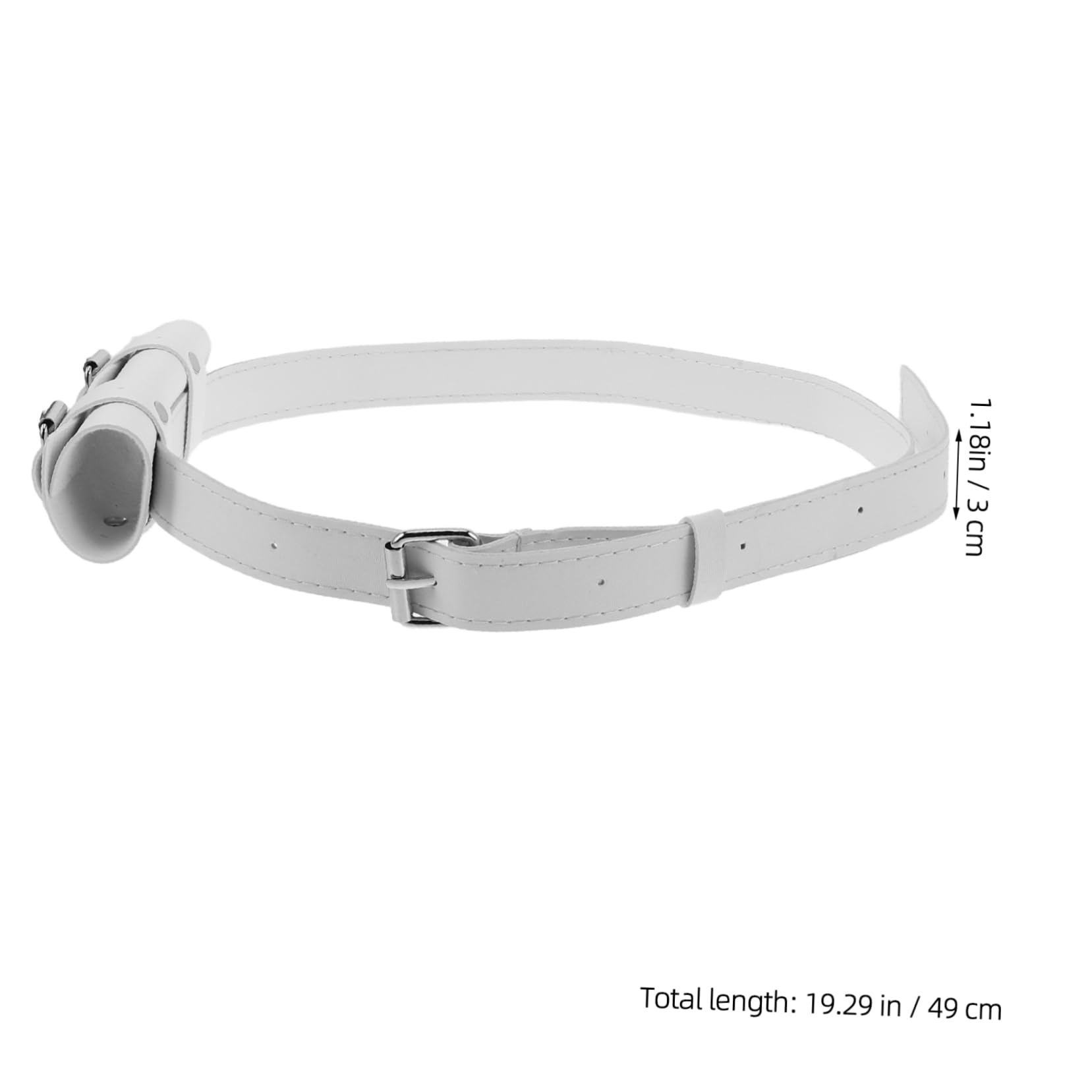 Alipis Pu Sword Holder Belt Adjustable Length for Blade Sizes Belt for Sword with Functional Storage