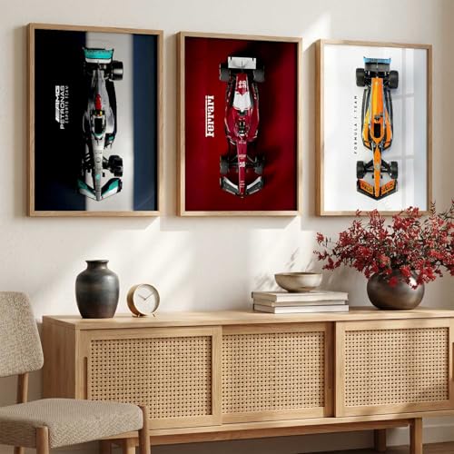 Image of kotart Big Sports Cars Framed Posters Gift Items for Boys Room Wall Decoration Bedroom Living Room Office Studio Decor | Car Poster Frame for Wall Decor Set Of 3 Size (14x20 Inch)