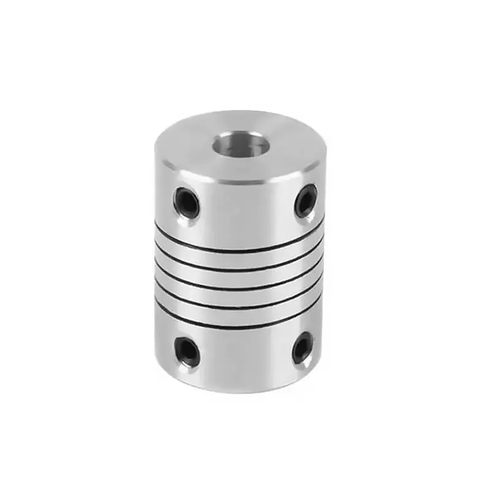 1 pz D16L20 Giunto di serraggio elastico in lega di alluminio for encoder motore Foro 3/4/5/6 mm(5-5)