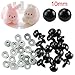 Produktbild Brucelin 20 Stück Puppenaugen Sicherheitsaugen, Schwarze Sicherheits-Plastikaugen Für Die Puppenherstellung Tierspielzeug Teddybär Puppenspielzeug Zubehör, 10mm