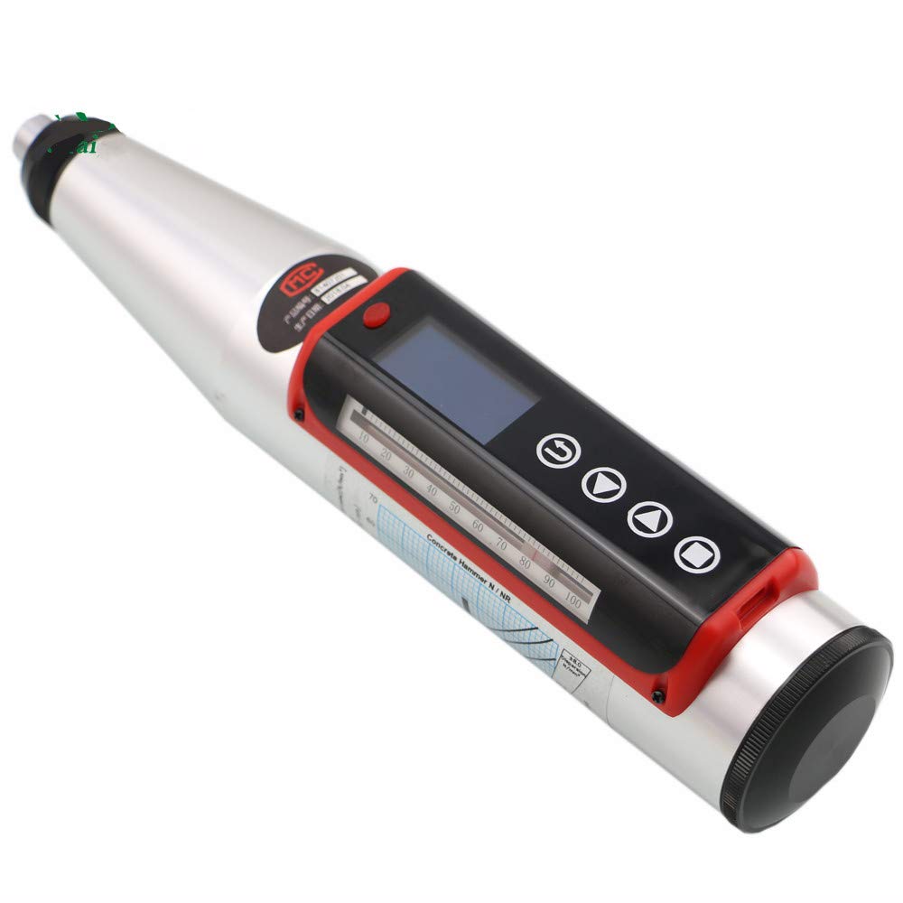 CGOLDENWALL HT-225Q Integriertes drahtloses digitales Hammerprüfgerät, Resiliometer, Beton-Rückprall-Test-Messgerät, Werkzeug mit USB-Schnittstelle, NDT-Test, Echtzeituhr, Kalenderfunktion