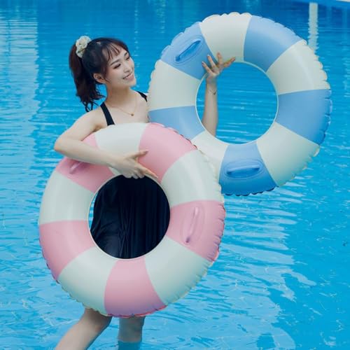 Image of 2 PCS Inflatable Pool Floats for Swimming Pool Party Lake Beach Adults - Floaties Pool Tubes Swim Rings Tubes Floaties for Beach Pool Party Decorations