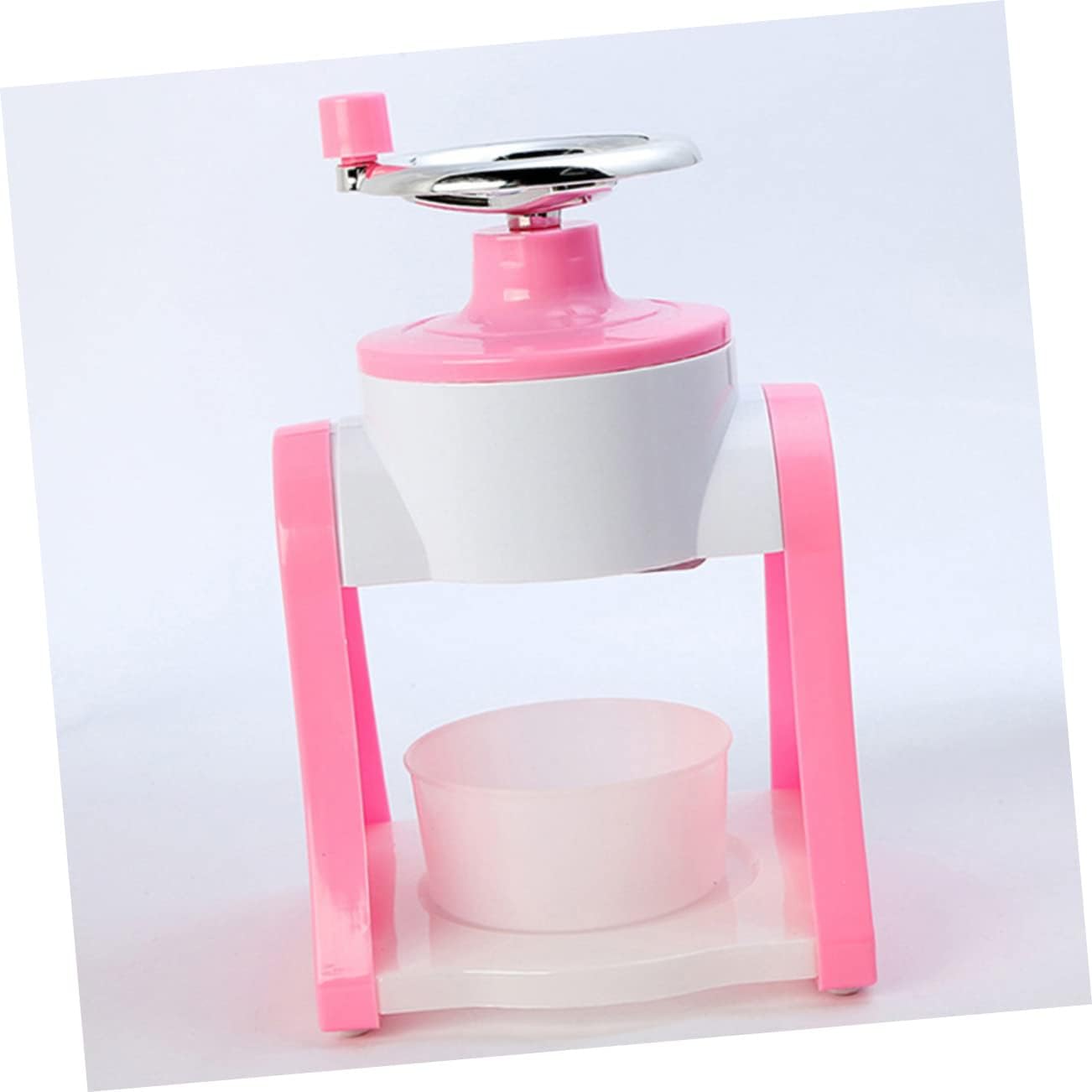 Manual Ice Crusher Portable Hand Operated Ice Shaver for Home Use Simple Design
