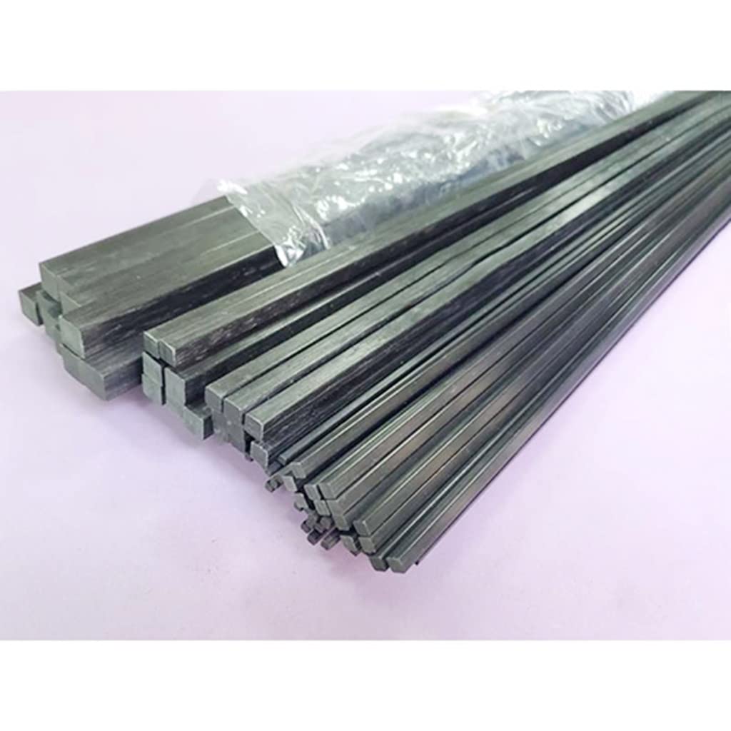 Asta quadrata in fibra di carbonio 1M-1pz(10x10mm)