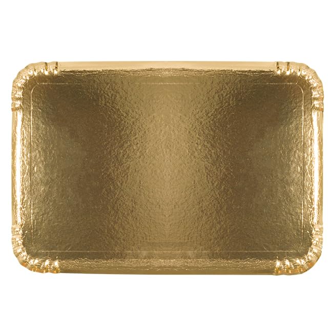 Thouy Plateaux Traiteur en Carton doré 28 x 42 cm par 25