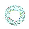 Oyria Meerdere veranderingen metalen hoepel ring speelgoed kleine metalen draad cirkel speelgoed met kleur kralen zachte…