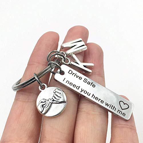 drive safe i need you here with me keychain,drive safe keychain for boyfriend,drive safe keychain for men,drive safe keychain for friend