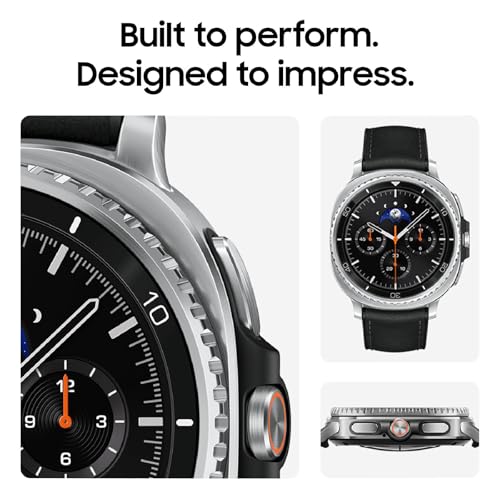 Samsung Galaxy Watch 8 Classic (2025) 46mm Bluetooth Smartwatch, Cushion Design, Rotating Bezel, Quick Button, Sleep Coaching, Running Coach, Energy Score, Black {US Version, 2 Yr Warranty}