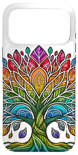 Carcasa para iPhone 17 Pro MAX Árbol Life Rainbow LGBTQ, Genial Bandera del Orgullo Gay, Ally, niños y Hombres