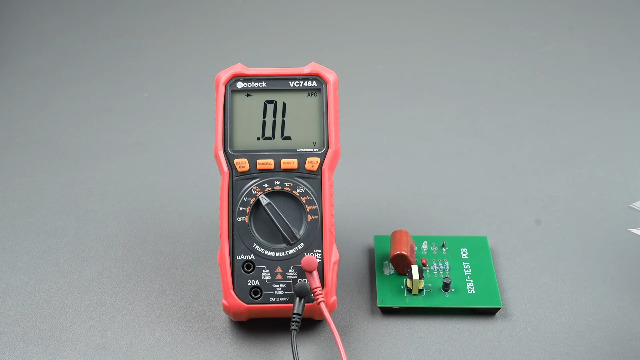 Image of Neoteck 6000 Counts Digital Multimeter for DC AC Voltage /Current TRMS Voltmeter with Test Probe Auto Range Multimeter with NCV Live for Temperature Capacitance Resistance Diode Continuity Red