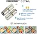 12V Low Voltage Ba15d 1142 Double Contact Bayonet Led Light Bulb, Waterproof 5W Warm White 3000K Equivalent 35W, For Rv Trailer, Camper, Marine Boat, Landscape Bulb. (Pack of 2)