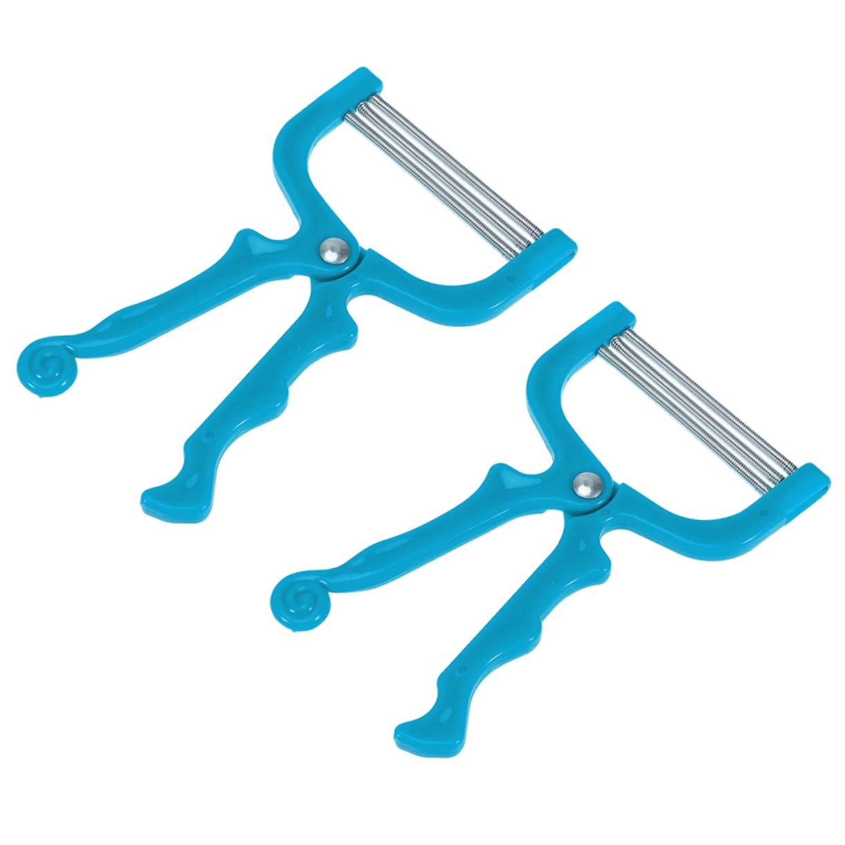 CALLARON 1 Set 2pcs Facial Hair Remover Facial Hair Threader Hair Removal Tool Hair Removal Device Con Spring Face Hair Removal Face Hair Threading Tool for You Skin Plucky Abs Blue