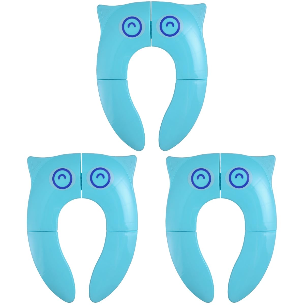 Yardwe 3 Pièces Réducteur WC pour Garçon Fille Siège Toilette Durable Couverture Siège Toilette Portable Protection Hygiénique pour Garçon et Fille Voyage et Maison