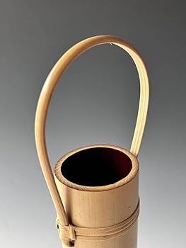 人間国宝生野徳三白竹かけ筒華入れ 人間国宝生野徳三白竹かけ筒華入れ