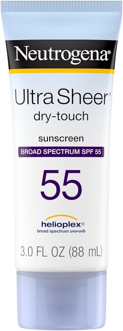 Neutrogena Ultra Sheer Dry-Touch Sunscreen Broad Spectrum SPF 55, 3 fl. oz.