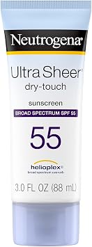 Neutrogena Ultra Sheer Dry-Touch Sunscreen Broad Spectrum SPF 55, 3 fl. oz.