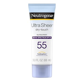 Neutrogena Ultra Sheer Dry-Touch Sunscreen Broad Spectrum SPF 55, 3 fl. oz.