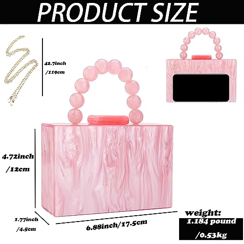 Image of Women Acrylic Clutch Purse Leopard Print Evening Bag Chain Formal Handbag Party Bridal Wedding Clutch Purse for Women