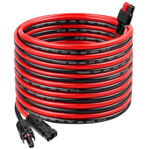 MOOKEERF 10AWG Solar to Anderson, 50FT
