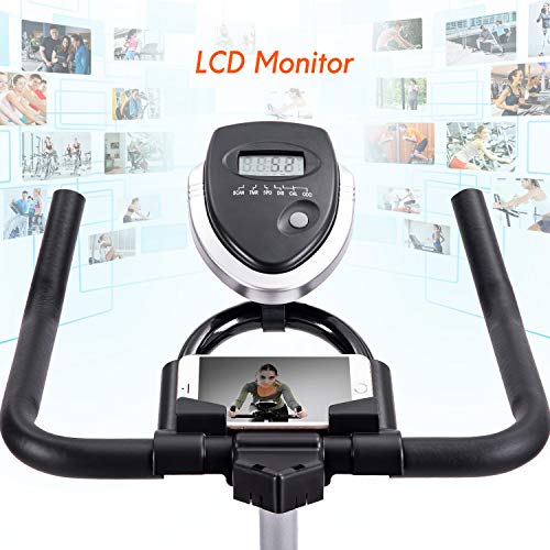 Merax Indoor Cycling Bike 30Lbs Flywheel - Stationary Exercise Bike with LCD Monitor, Phone Holder and Oversize Soft Saddle - Home Fitness Guru Merax Indoor Cycling Bike 30Lbs Flywheel - Stationary Exercise Bike with LCD Monitor, Phone Holder and Oversize Soft Saddle - Image 7