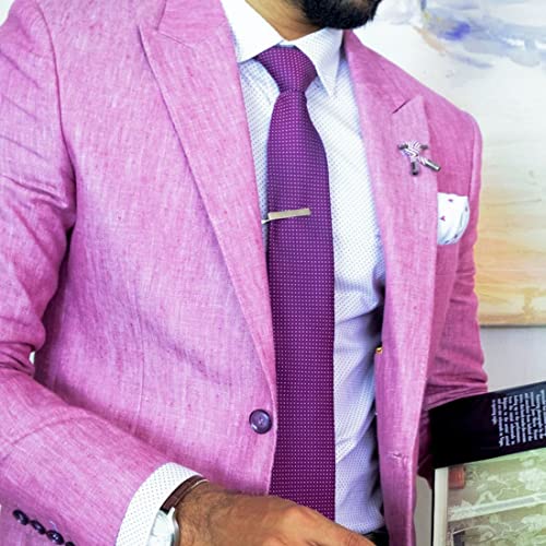 SIOPPKIK Confezione da 3 fermacravatta per uomo