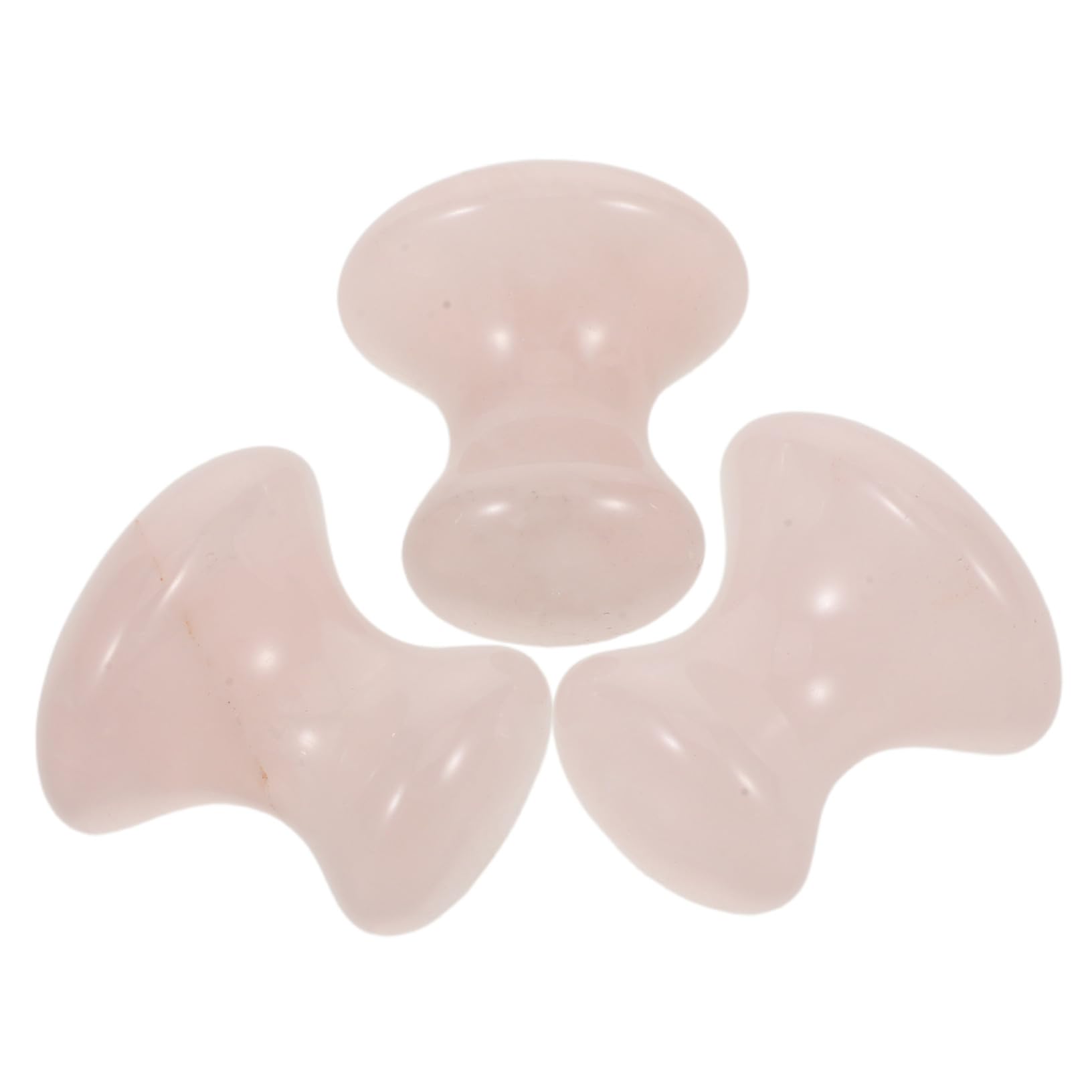 3 Piezas Herramientas Gua Sha de Jade para Masaje Facial con Diseño Piedra de Cristal para Aliviar Fatiga y Estimular Puntos de Acupresión Piel Sensible
