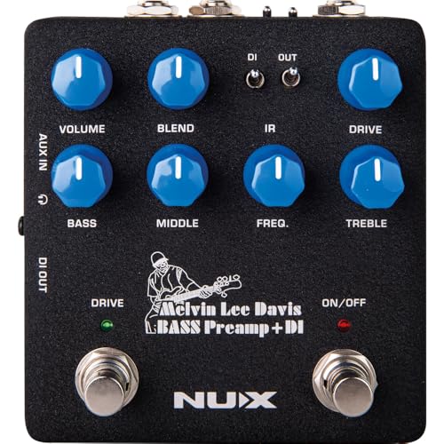 ベース プリアンプ Amazon | NUX MLD Bass Preamp + DI NBP-5 ベース用プリアンプ D.I.