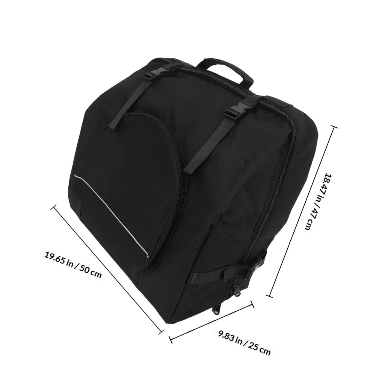 Bolsa para Acordeón Negra Oxford Correa Ajustable