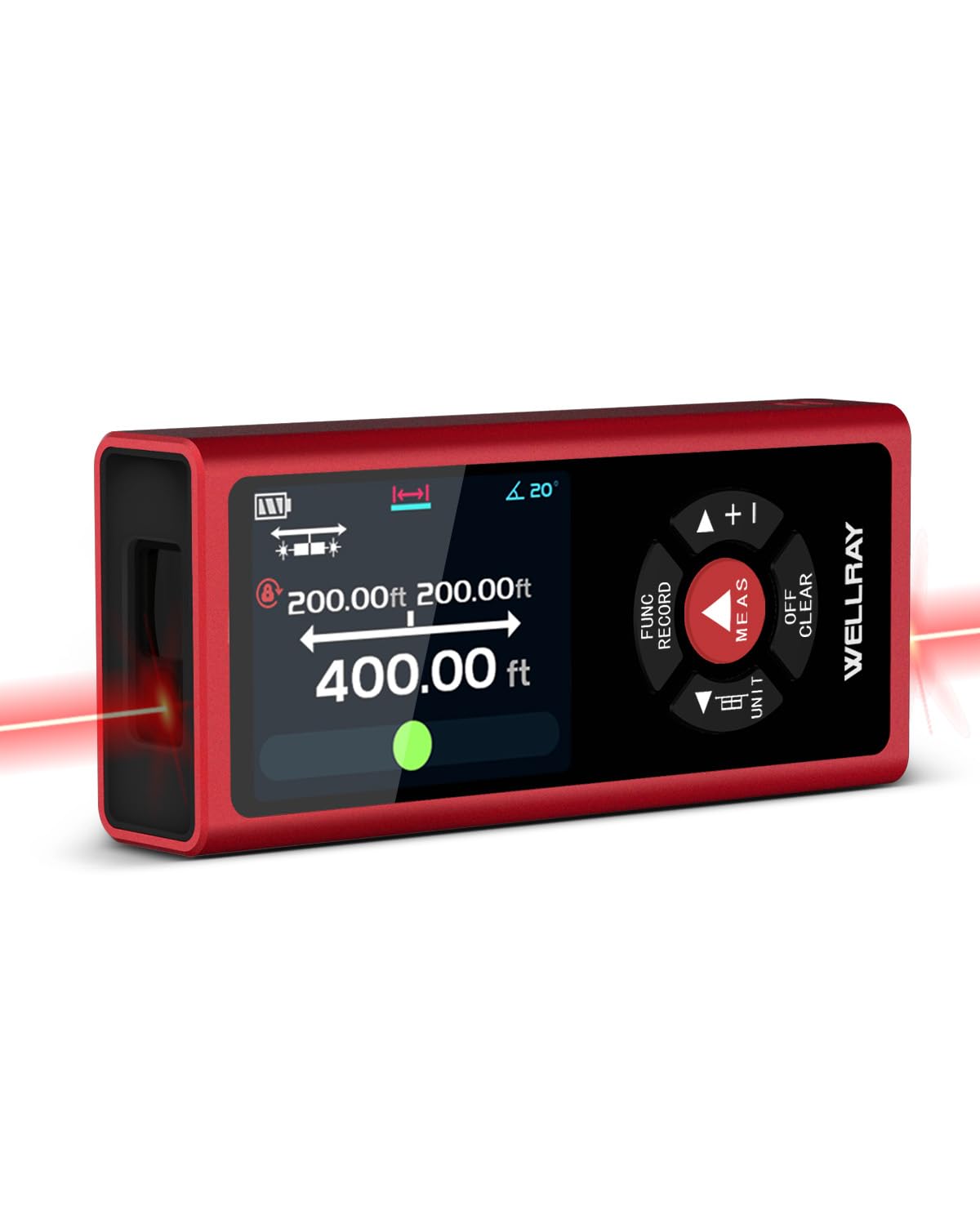 Dual Laser Measuring Tool, Rechargeable Laser Measure Tool with Long-Lasting Battery
