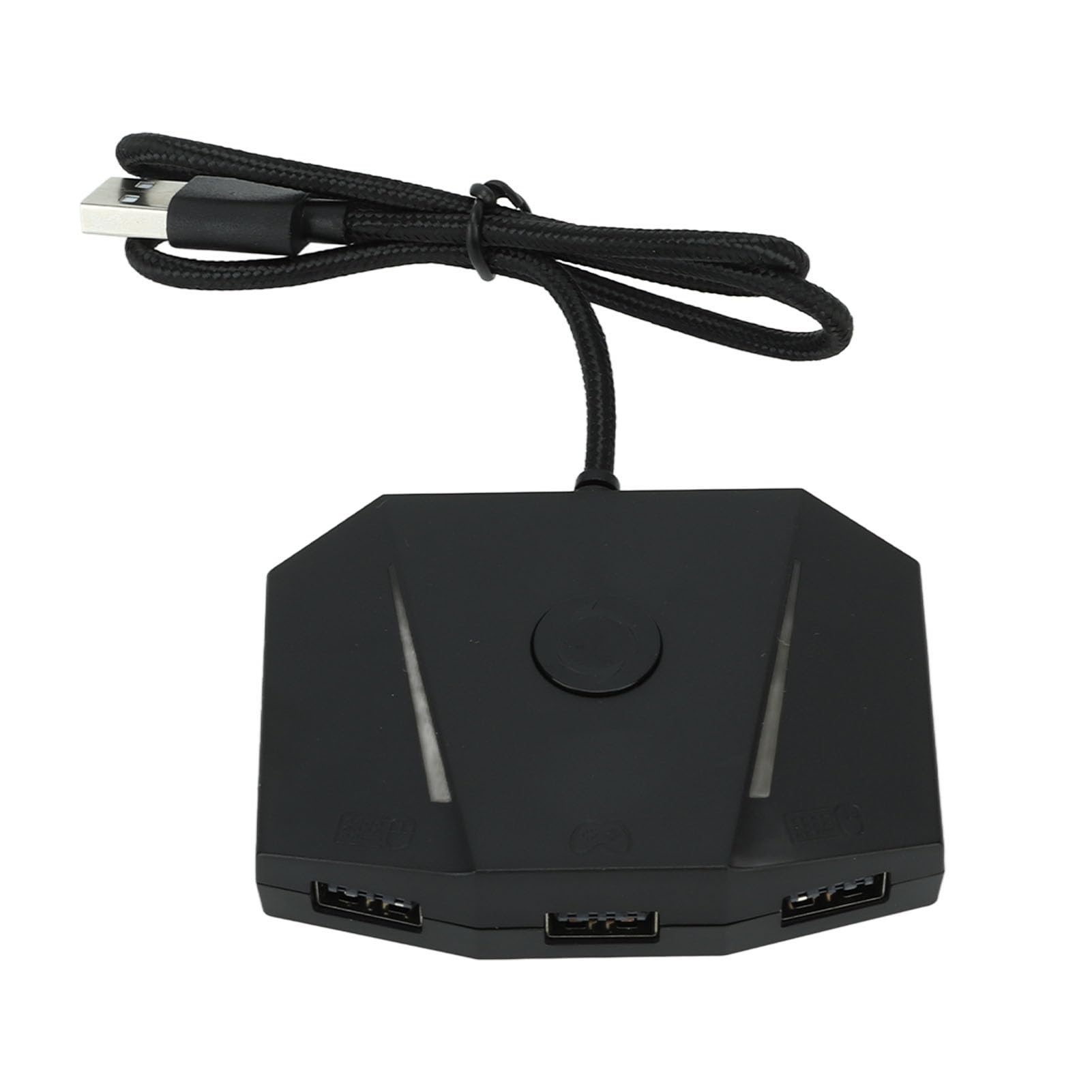 Hztyyier Convertitore Adattatore Tastiera Mouse per Switch, Ampia compatibilità, Giochi di Supporto, Effetti di Luce Regolabili (Obiettivo Box VX2)