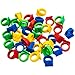 Tigerdoe Lego Party Favors - 72 Pc Set - Lego Themed Party Favors - Wristbands & Rings