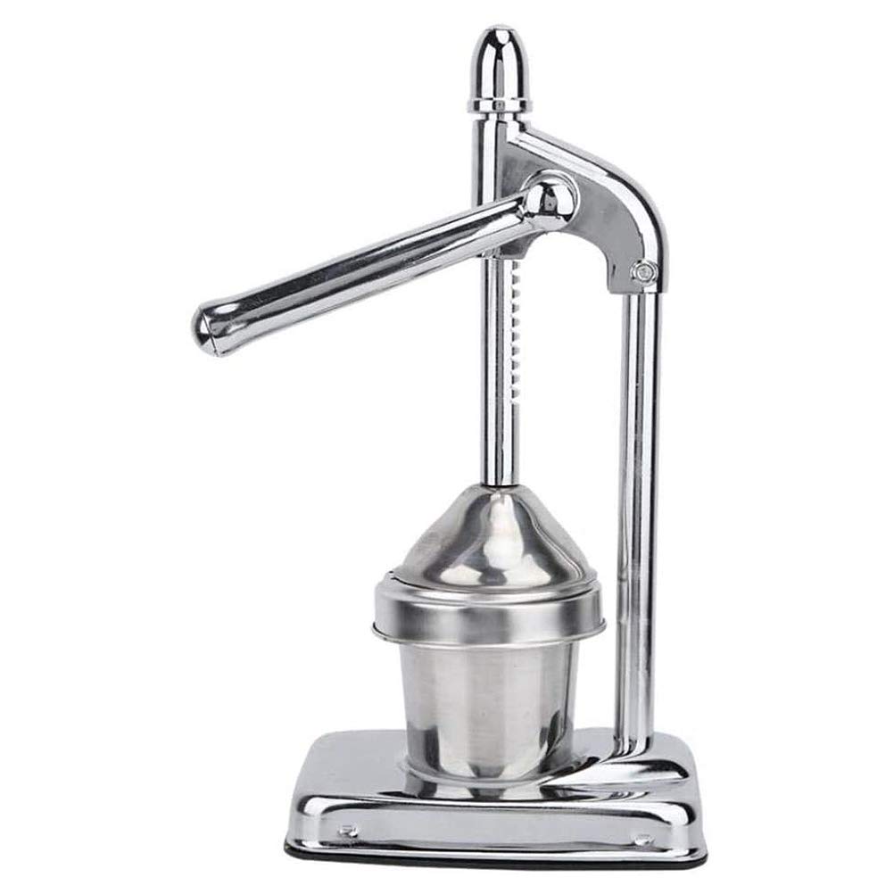 Spremiagrumi Manuale, Estrattore di Succo per Limoni e Arance, | Costruzione in Acciaio Inox, Portatile per Campeggio, Parti Lavabili in Lavastoviglie, Spremitura Senza Intasamenti