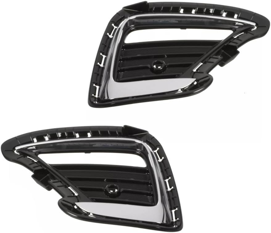 KarParts360 For BMW 428i/435i xDrive 2014 2015 2016 Fog Light Bezel Driver Side | Front | Textured Black | Close Grid Style | For Sport Models | Replacement For BM1038241 | 191275982310, 51117294833