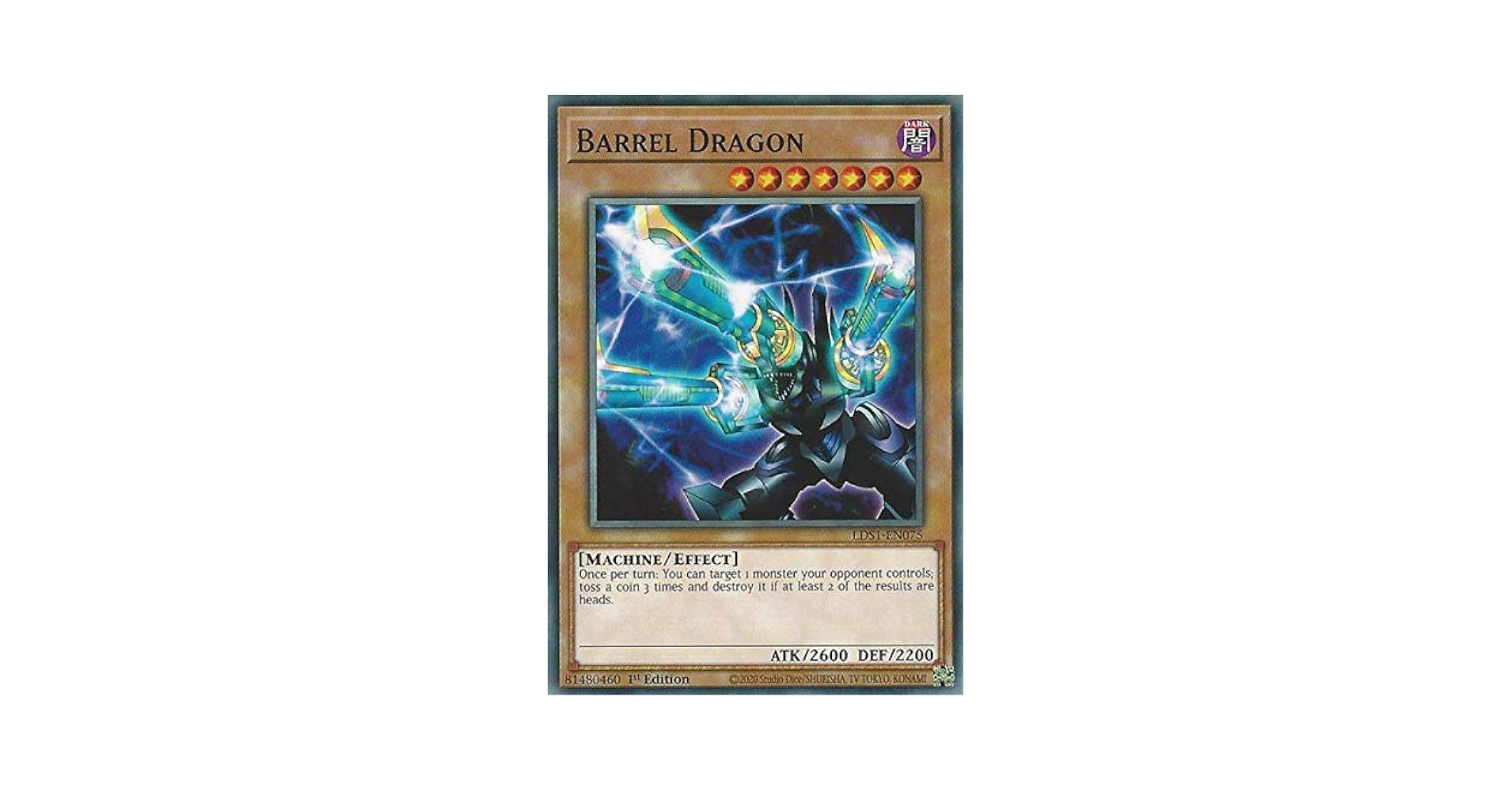 遊戯王カード BARREL DRAGON 【約15年前のカード】 Amazon.com: Barrel Dragon - LDS1-EN075 - Common - 1st