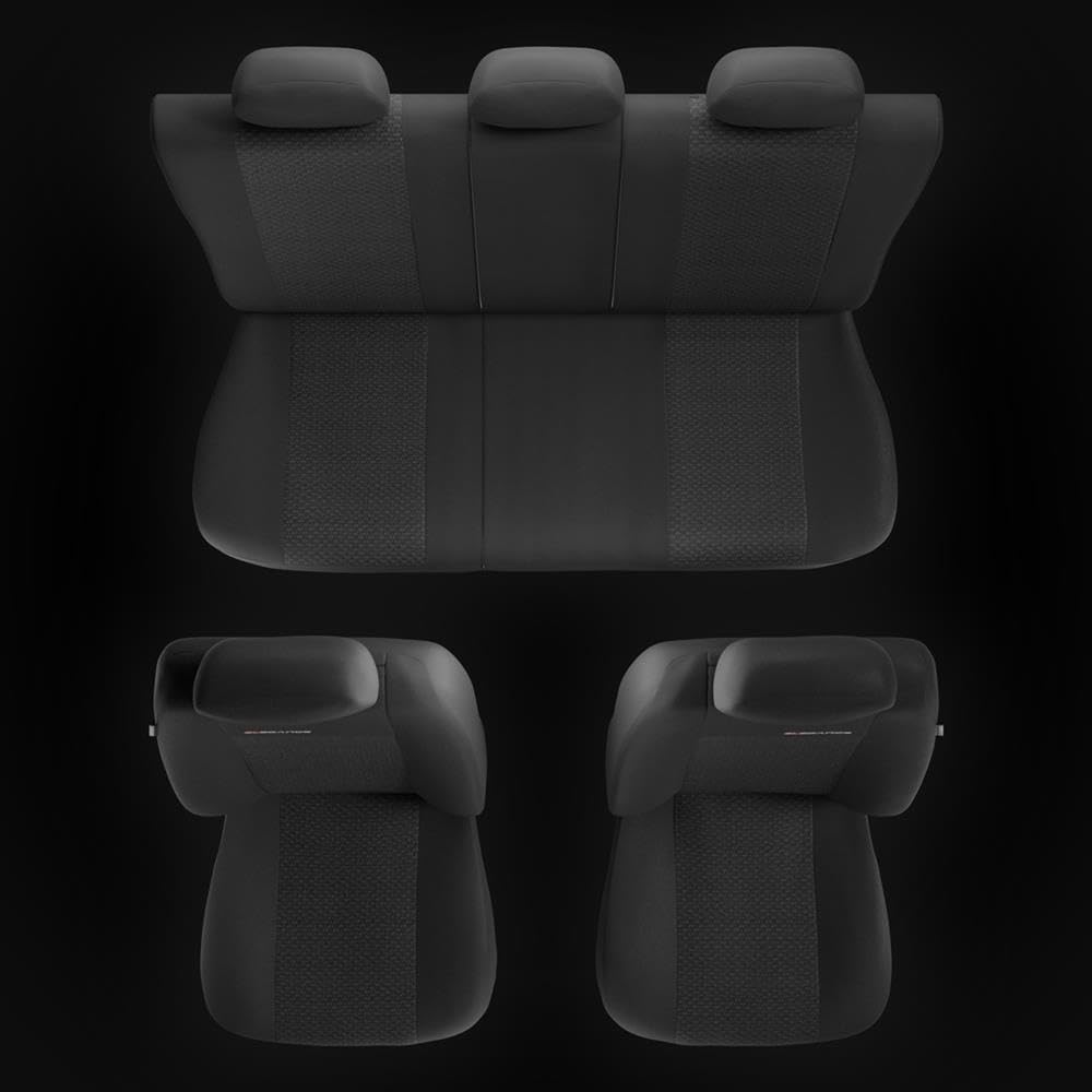 Mossa Housses de siège adaptées pour Dacia Duster I, II, III (2010- ) - Housse Siege Voiture universelles - Couverture Siege - Une-3