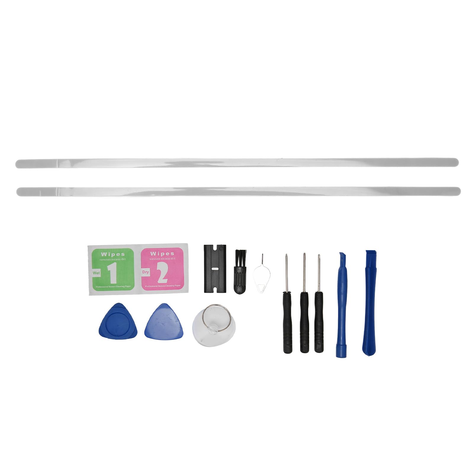 Bumper Feet Strips, 2 Pack Non Slip Notebook DIY Rubber Bumper Feet Replacement Tool for Surface Laptop Studio 14.4 Inch, Bottom Cover Rubber Feet Strip Replacement (Grey)